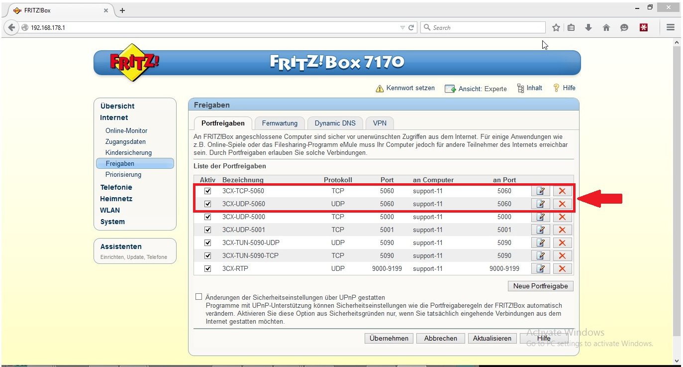 fritzbox 7270 reset