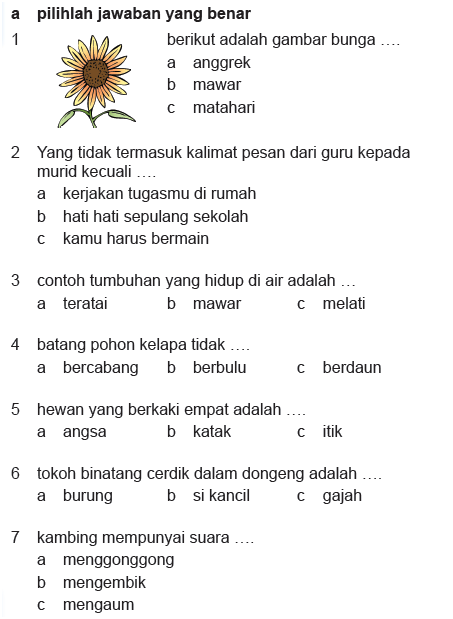 soal bahasa indonesia kelas 7 k13